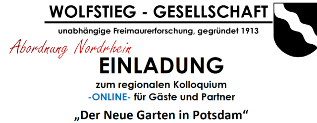 08.01.2022 Einladung WSG-Online-Kolloquium AO-Nordhein Der Neue Garten in Potsdam - Kopf