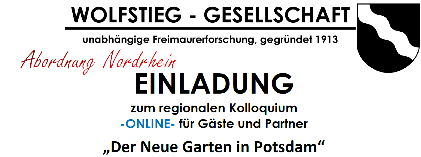 08.01.2022 Einladung WSG-Online-Kolloquium AO-Nordhein Der Neue Garten in Potsdam - Kopf