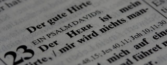 Bibel Psalmen
