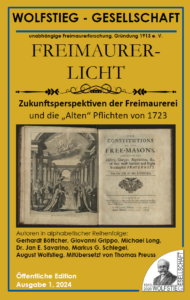 FML 2024 Zukunftsperspektiven der Freimaurerei und die „Alten“ Pflichten von 1723