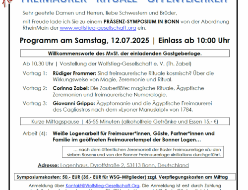 EINLADUNG ZUM SYMPOSIUM IN BONN AM 12.07.2025