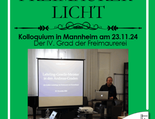 Kolloquium in Mannheim am 23.11.24 | Der IV. Grad der Freimaurerei